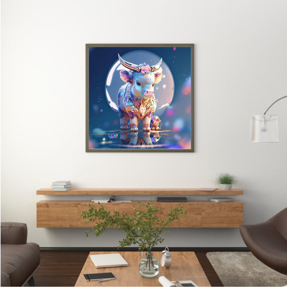 Fantasy Cartoon Calf Crystal Ball - Full Round Drill Diamond Painting 30*30CM