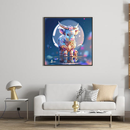 Fantasy Cartoon Calf Crystal Ball - Full Round Drill Diamond Painting 30*30CM