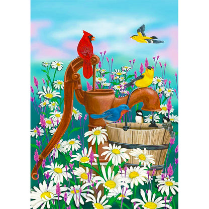 Cardinal - Full Round Drill Diamond Painting 30*40CM