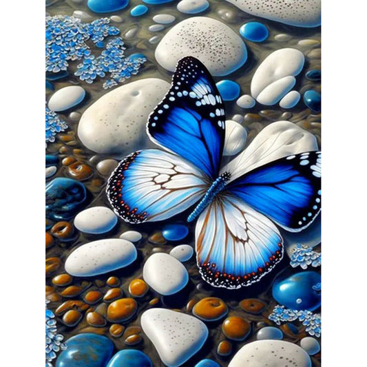 Butterfly - Full Round Drill Diamond Painting 30*40CM