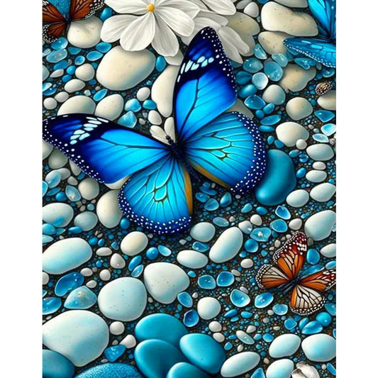 Butterfly - Full Round Drill Diamond Painting 30*40CM