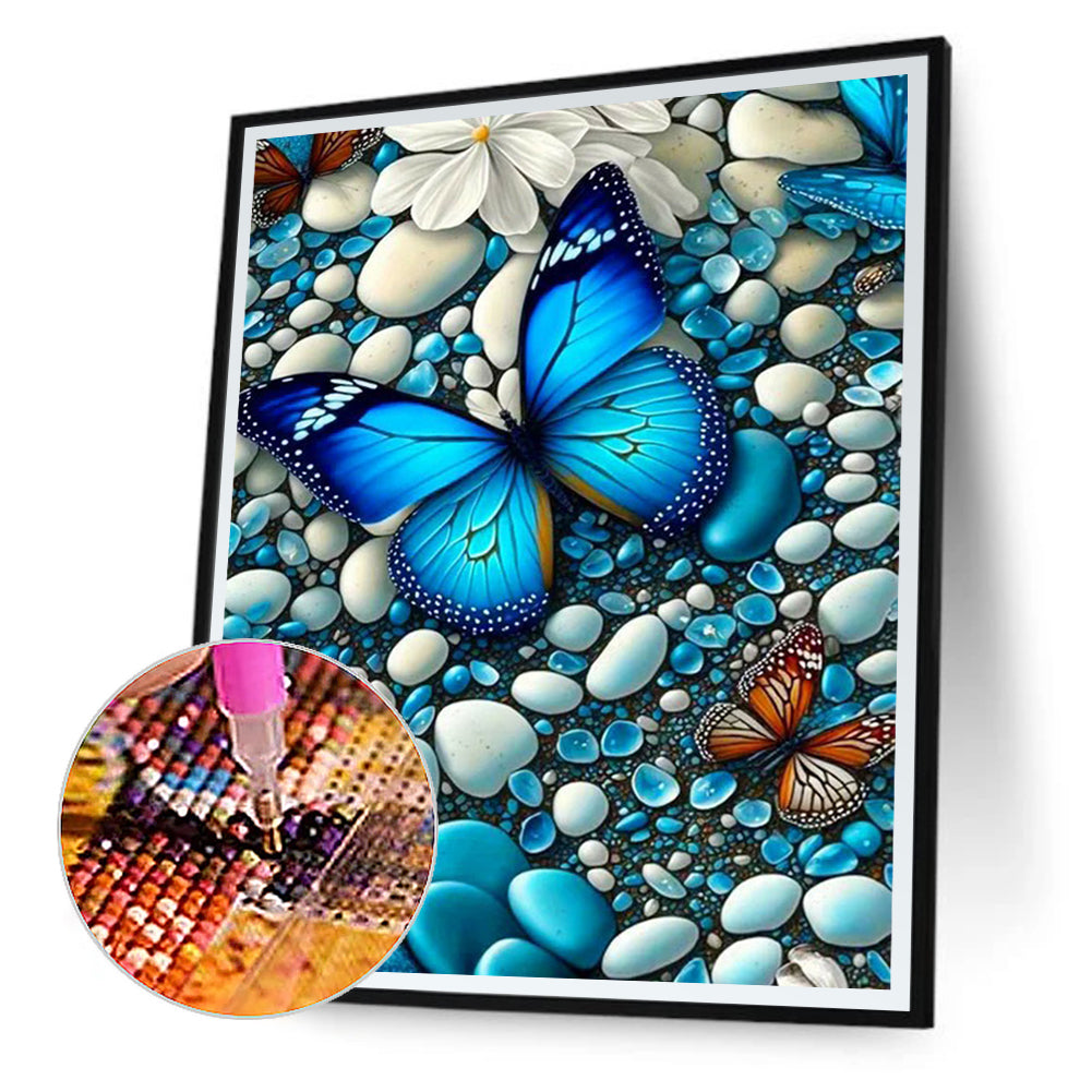 Butterfly - Full Round Drill Diamond Painting 30*40CM