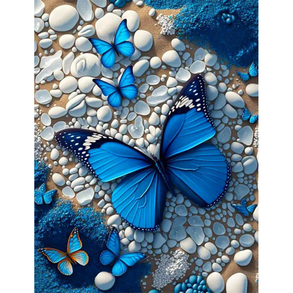 Butterfly - Full Round Drill Diamond Painting 30*40CM