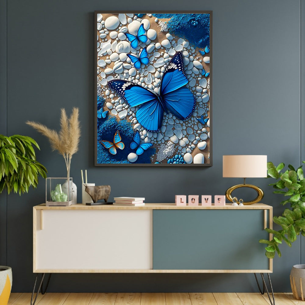 Butterfly - Full Round Drill Diamond Painting 30*40CM