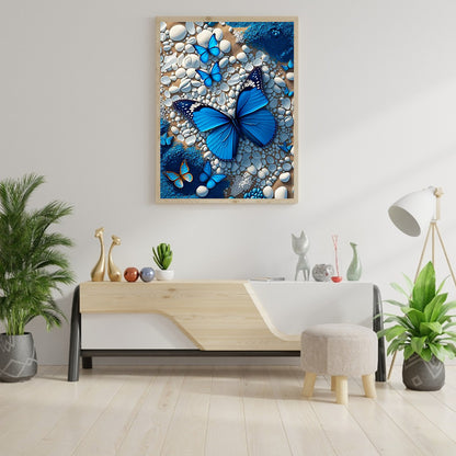 Butterfly - Full Round Drill Diamond Painting 30*40CM