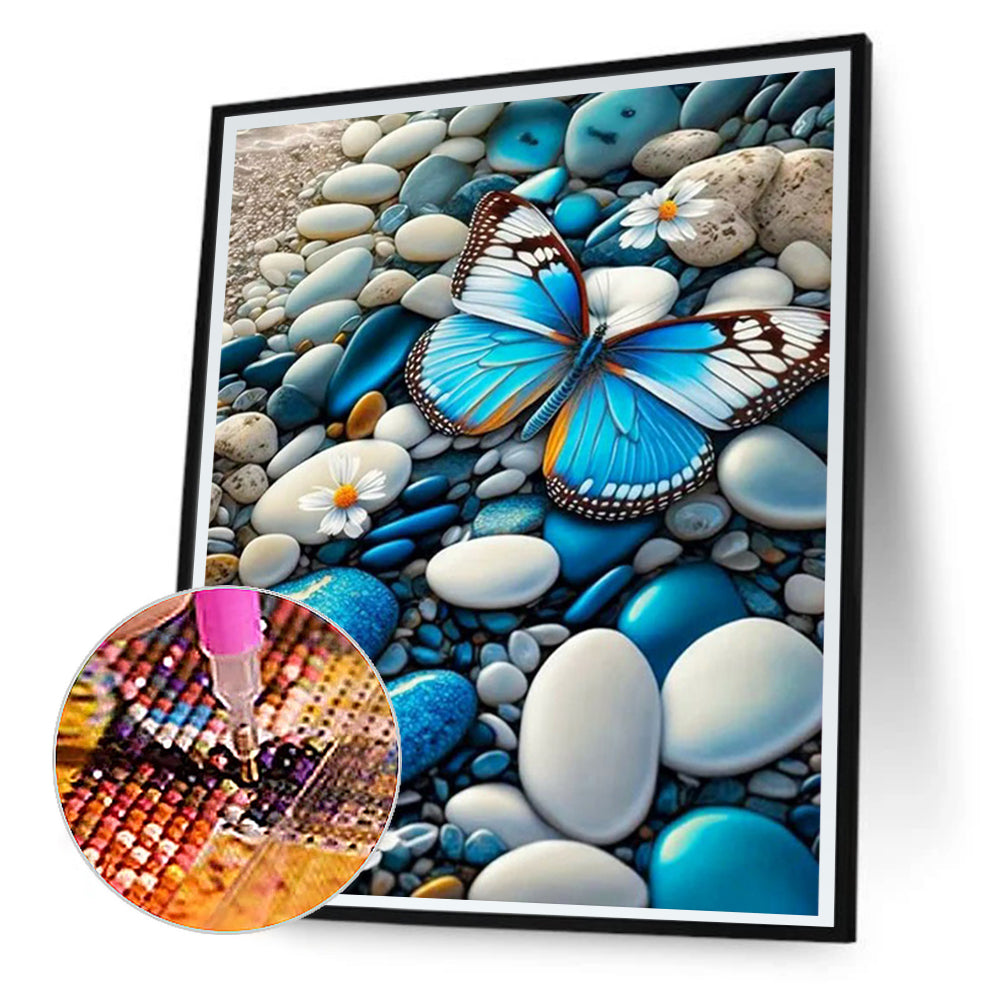 Butterfly - Full Round Drill Diamond Painting 30*40CM