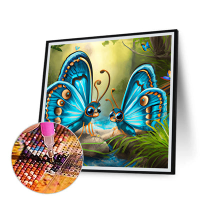 Mother Butterfly - Full Round Drill Diamond Painting 30*30CM