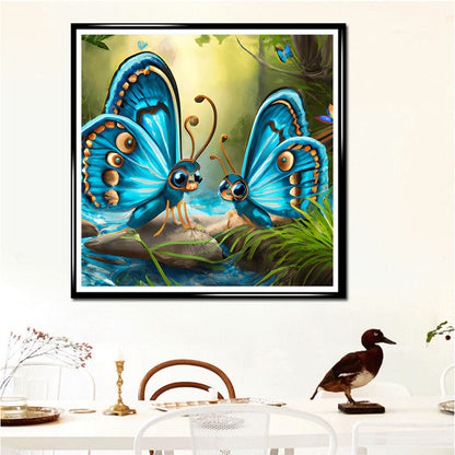 Mother Butterfly - Full Round Drill Diamond Painting 30*30CM