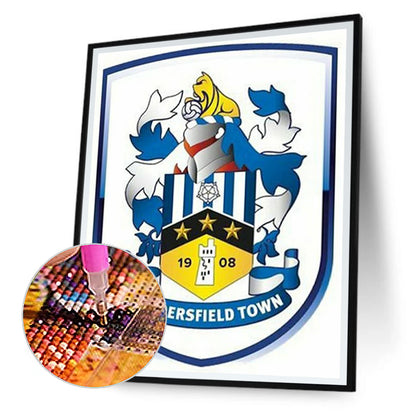 Huddersfield Football Club - Full Round Drill Diamond Painting 30*40CM