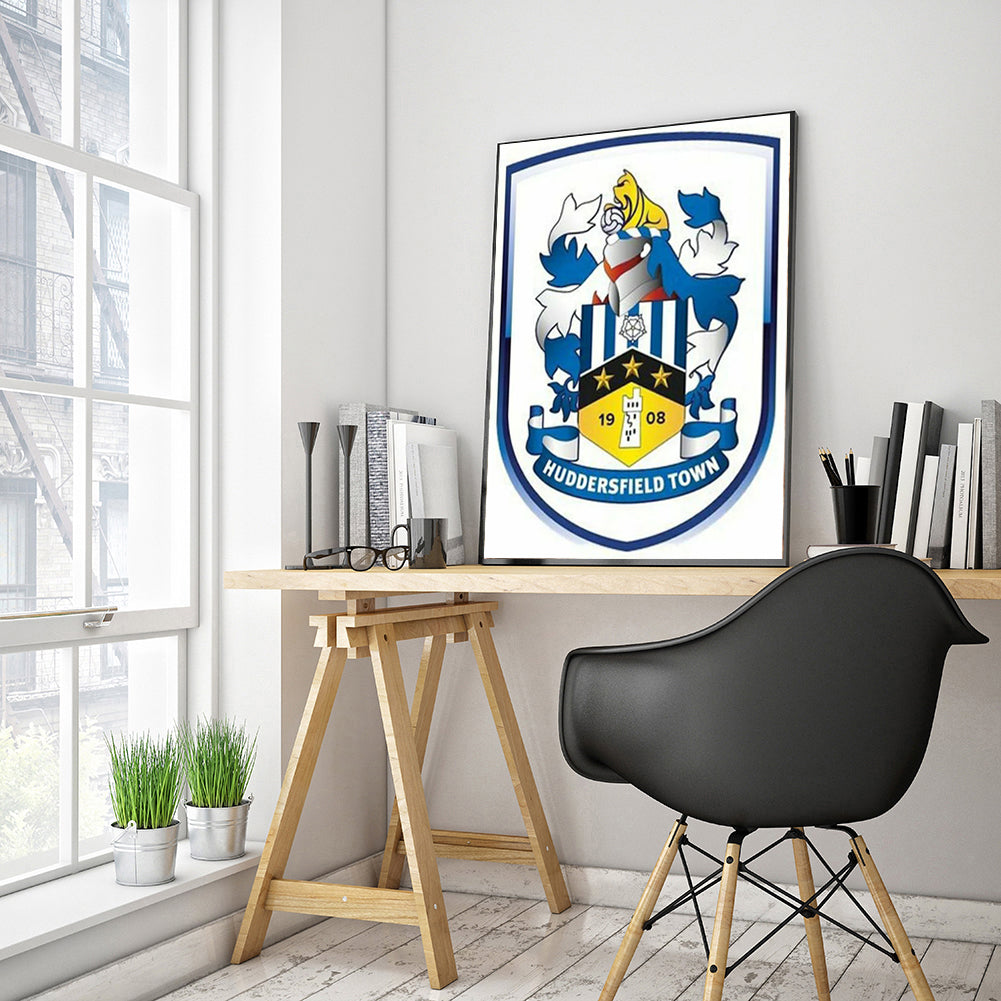 Huddersfield Football Club - Full Round Drill Diamond Painting 30*40CM