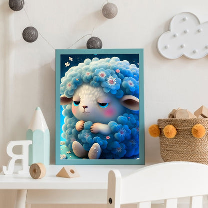 Cartoon Zodiac Animal - Full Round Drill Diamond Painting 30*40CM