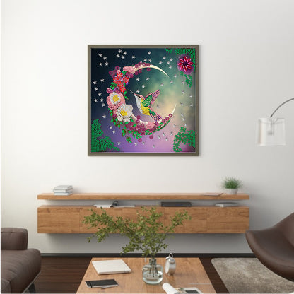 Hummingbird Month By Month - Special Shaped Drill Diamond Painting 30*30CM