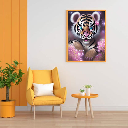 Little Tiger - Full Round Drill Diamond Painting 30*40CM