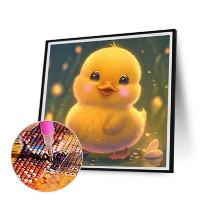 Little Yellow Duck - Full Round Drill Diamond Painting 30*30CM
