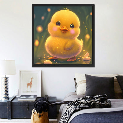 Little Yellow Duck - Full Round Drill Diamond Painting 30*30CM