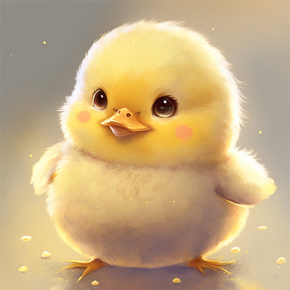 Little Yellow Duck - Full Round Drill Diamond Painting 30*30CM