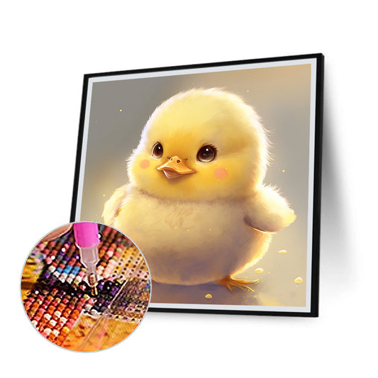 Little Yellow Duck - Full Round Drill Diamond Painting 30*30CM