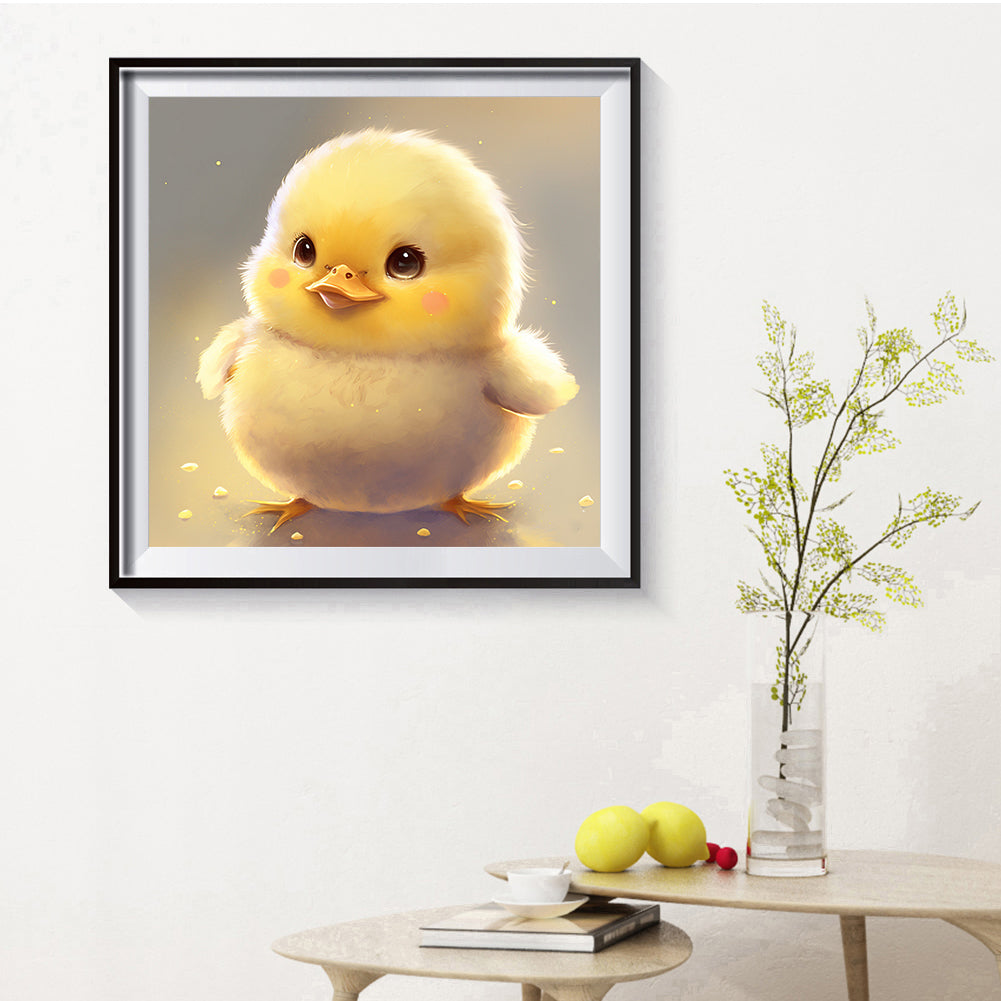 Little Yellow Duck - Full Round Drill Diamond Painting 30*30CM