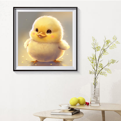 Little Yellow Duck - Full Round Drill Diamond Painting 30*30CM