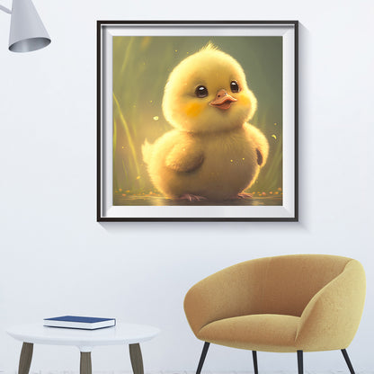 Little Yellow Duck - Full Round Drill Diamond Painting 30*30CM