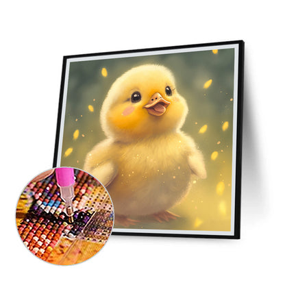 Little Yellow Duck - Full Round Drill Diamond Painting 30*30CM
