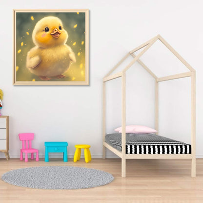 Little Yellow Duck - Full Round Drill Diamond Painting 30*30CM