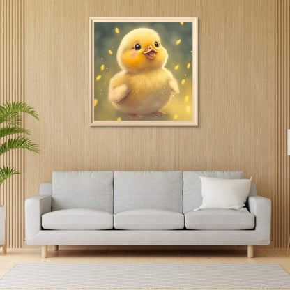 Little Yellow Duck - Full Round Drill Diamond Painting 30*30CM