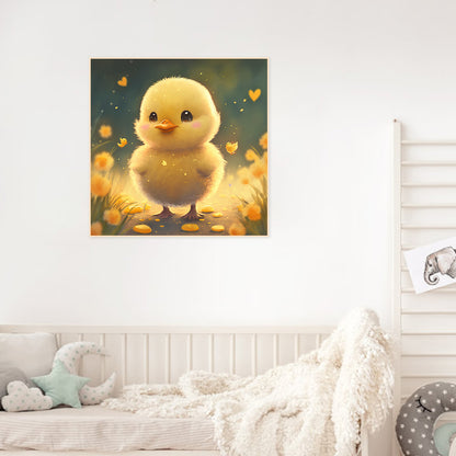Little Yellow Duck - Full Round Drill Diamond Painting 30*30CM