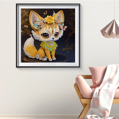 Little Fox - Special Shaped Drill Diamond Painting 30*30CM