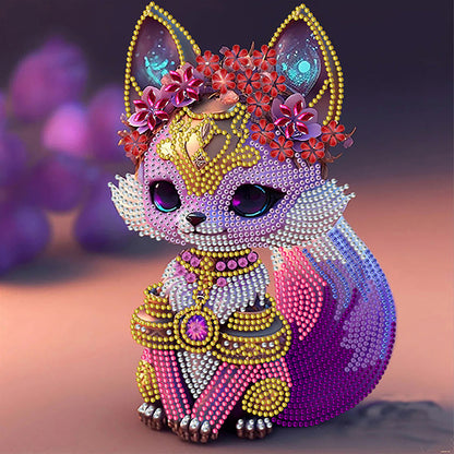 Little Fox - Special Shaped Drill Diamond Painting 30*30CM