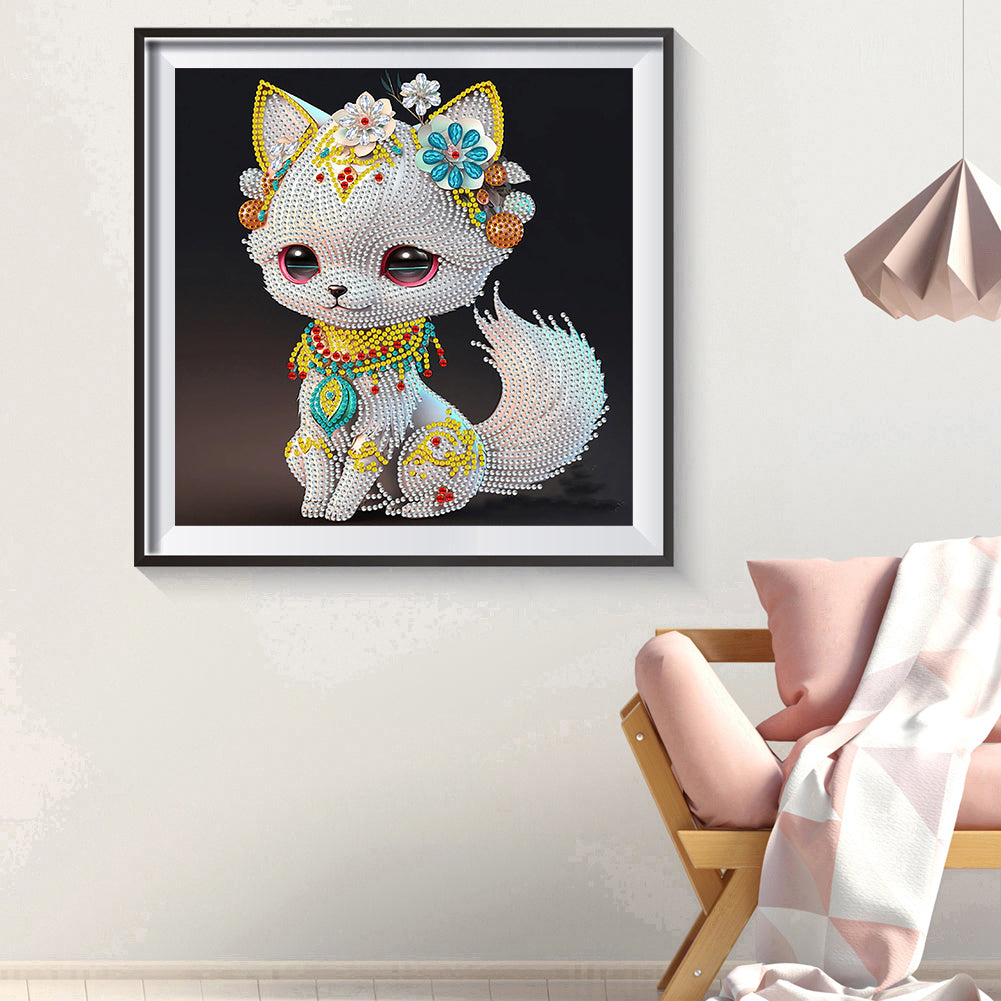 Little Fox - Special Shaped Drill Diamond Painting 30*30CM