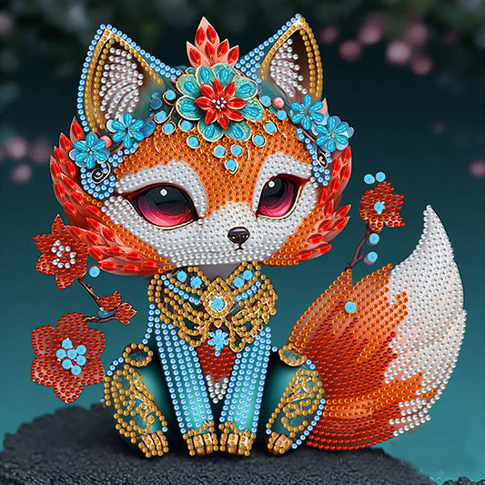 Little Fox - Special Shaped Drill Diamond Painting 30*30CM