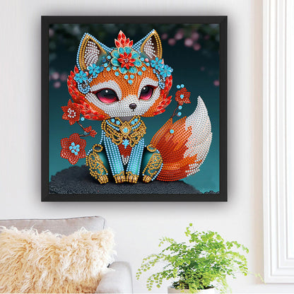 Little Fox - Special Shaped Drill Diamond Painting 30*30CM