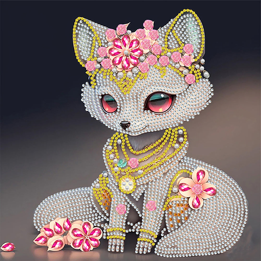 Little Fox - Special Shaped Drill Diamond Painting 30*30CM