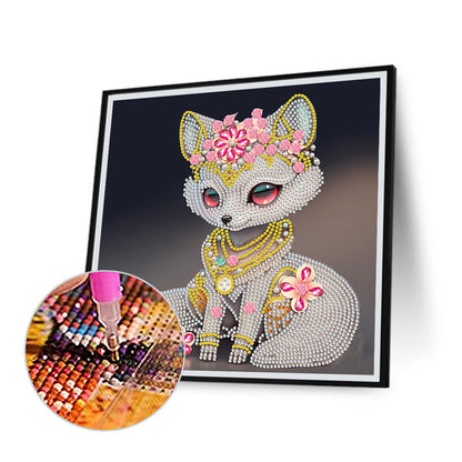 Little Fox - Special Shaped Drill Diamond Painting 30*30CM