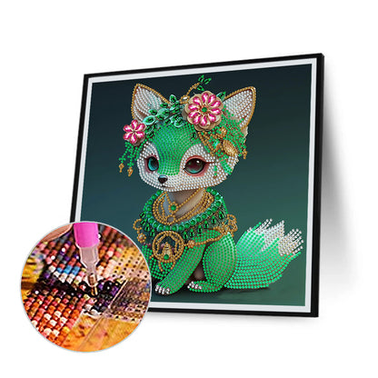 Little Fox - Special Shaped Drill Diamond Painting 30*30CM