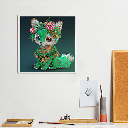 Little Fox - Special Shaped Drill Diamond Painting 30*30CM