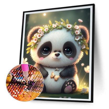 Fantasy Panda - Full Round Drill Diamond Painting 30*40CM