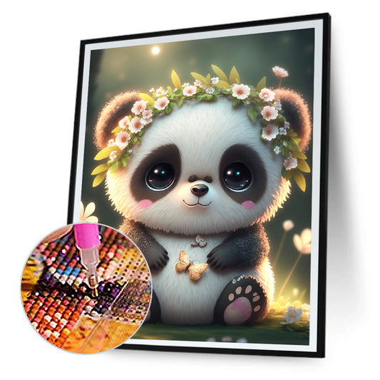 Fantasy Panda - Full Round Drill Diamond Painting 30*40CM