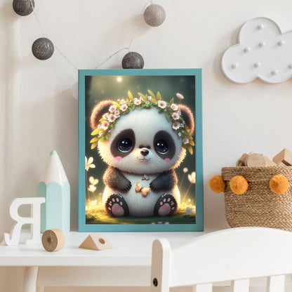Fantasy Panda - Full Round Drill Diamond Painting 30*40CM