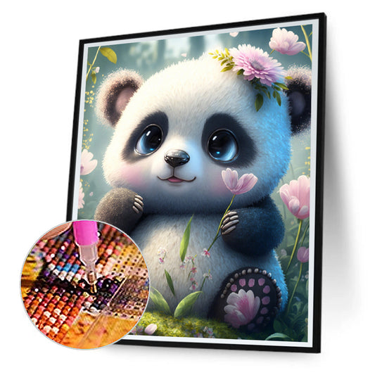 Fantasy Panda - Full Round Drill Diamond Painting 30*40CM