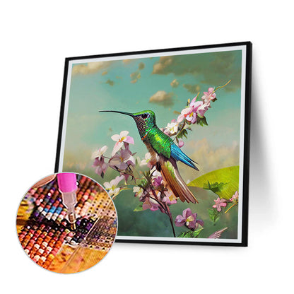 Hummingbird - Full Round Drill Diamond Painting 30*30CM