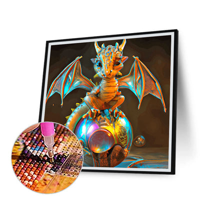 Guardian Planet Little Pterosaur - Full Round Drill Diamond Painting 30*30CM