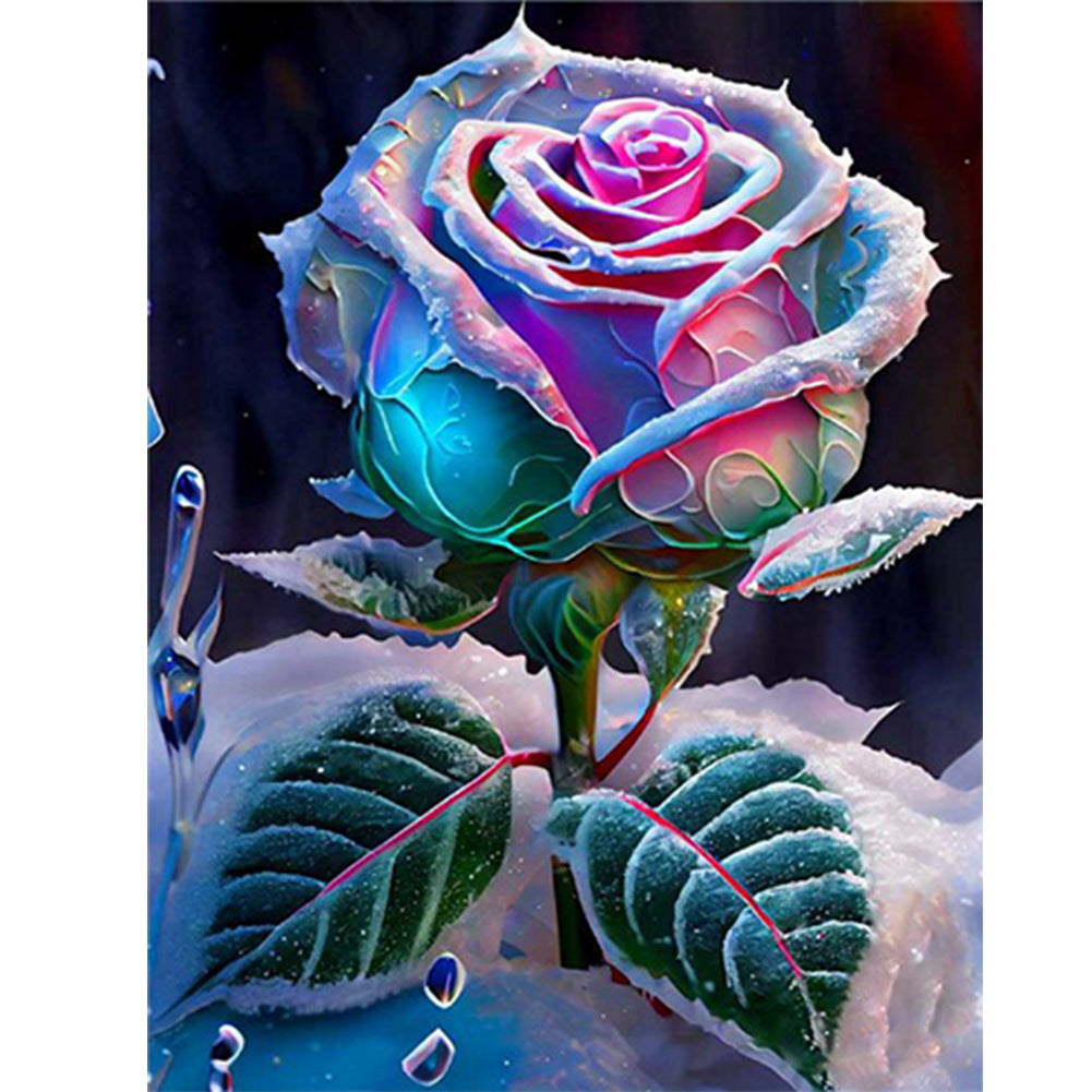 Smoke Rose - Full Round Drill Diamond Painting 30*40CM