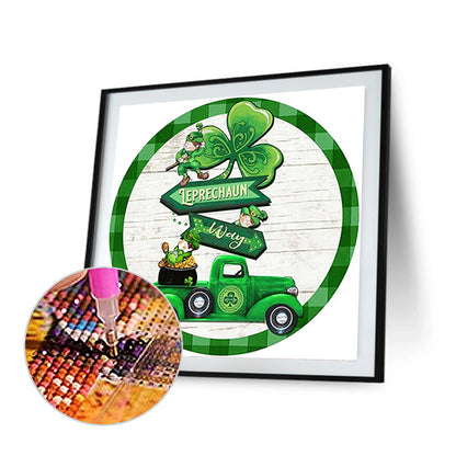 Happy St. Patrick'S Day - Full Round Drill Diamond Painting 30*30CM