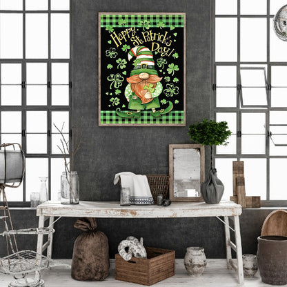 Happy St. Patrick'S Day - Full Round Drill Diamond Painting 30*40CM