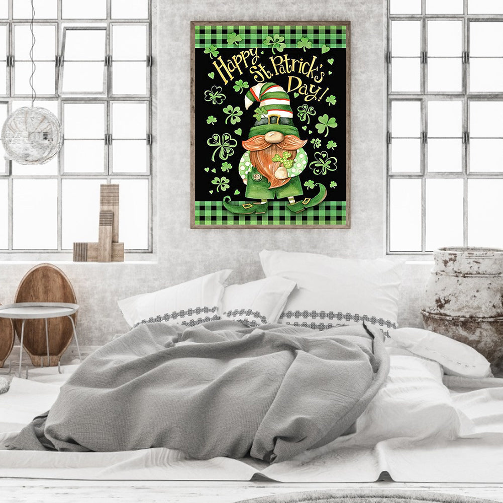 Happy St. Patrick'S Day - Full Round Drill Diamond Painting 30*40CM