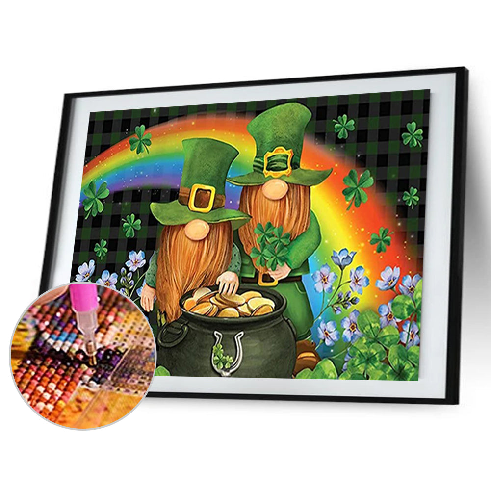 Happy St. Patrick'S Day - Full Round Drill Diamond Painting 40*30CM