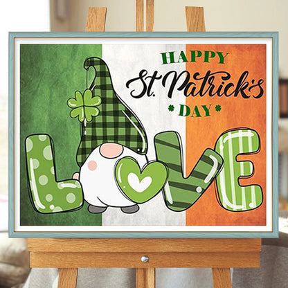 Happy St. Patrick'S Day - Full Round Drill Diamond Painting 40*30CM