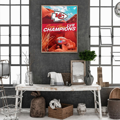 Kansas Scandinavian Chiefs - Full Round Drill Diamond Painting 40*50CM